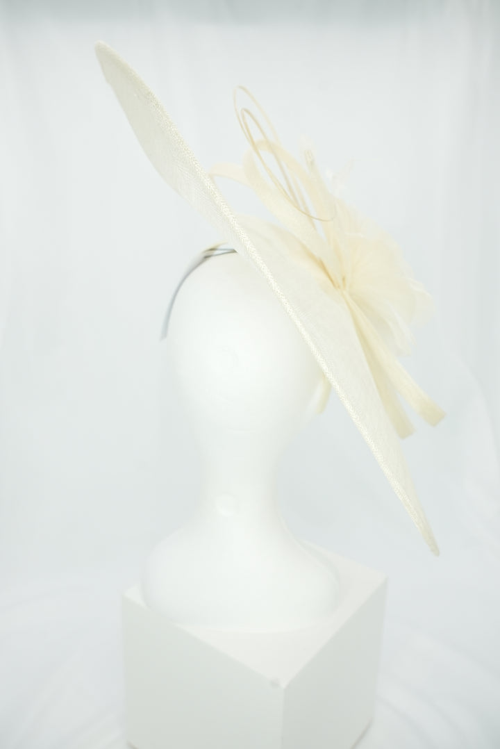 Tellerfascinator "Blüte" weiß