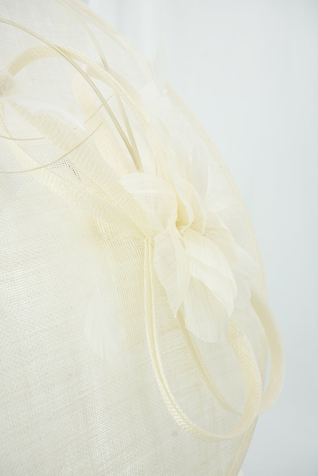 Tellerfascinator "Blüte" weiß