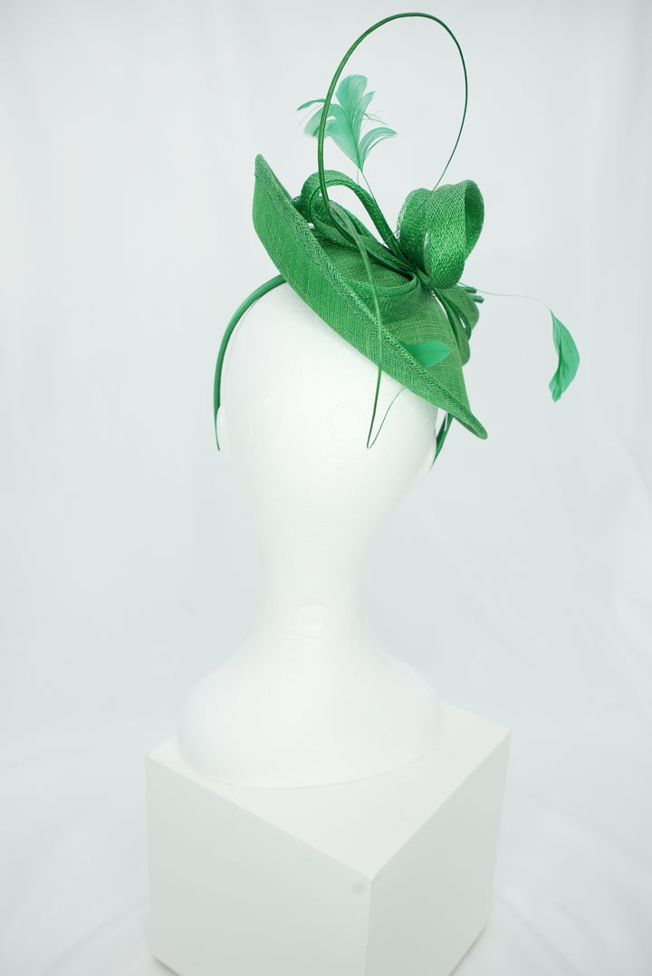 Tellerfascinator klein "Schleife" grün