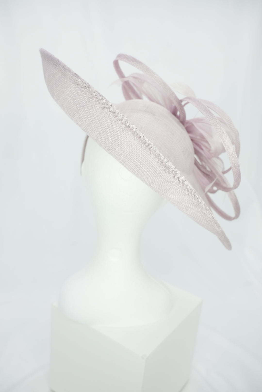 Tellerfascinator rund mit Schlaufen flieder