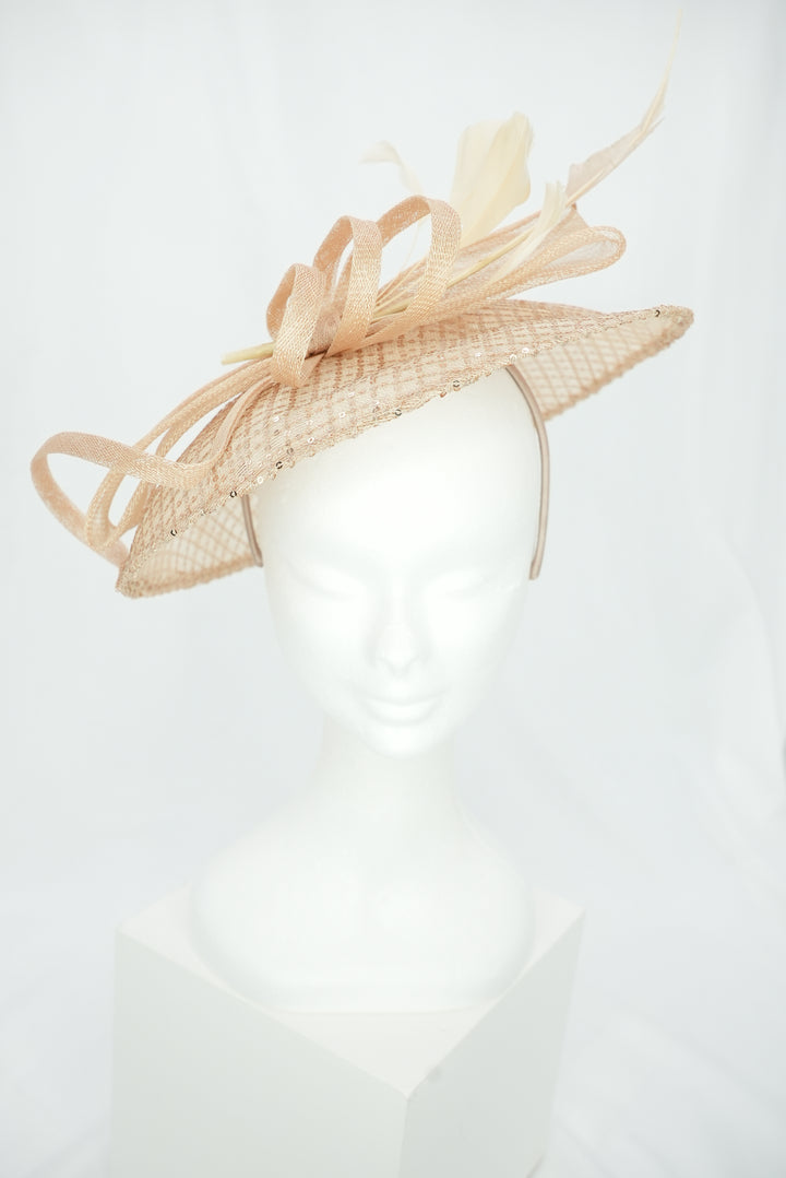 Teller-Fascinator beige