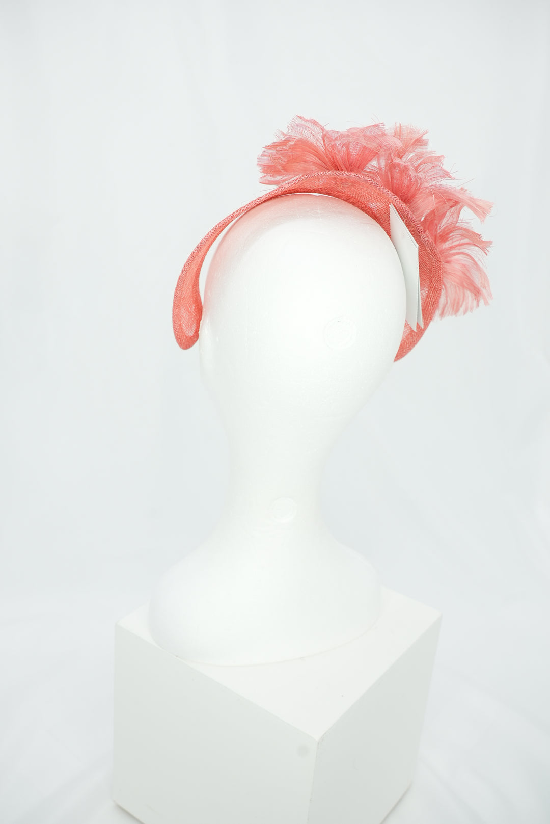 Fascinator "Krone" oyster pink