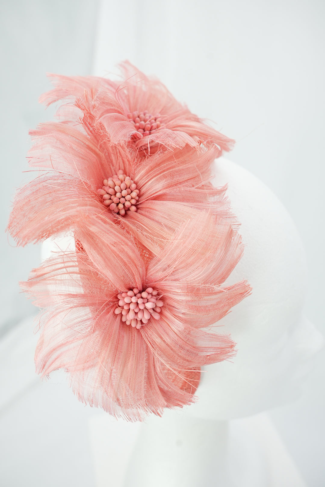 Fascinator "Krone" oyster pink
