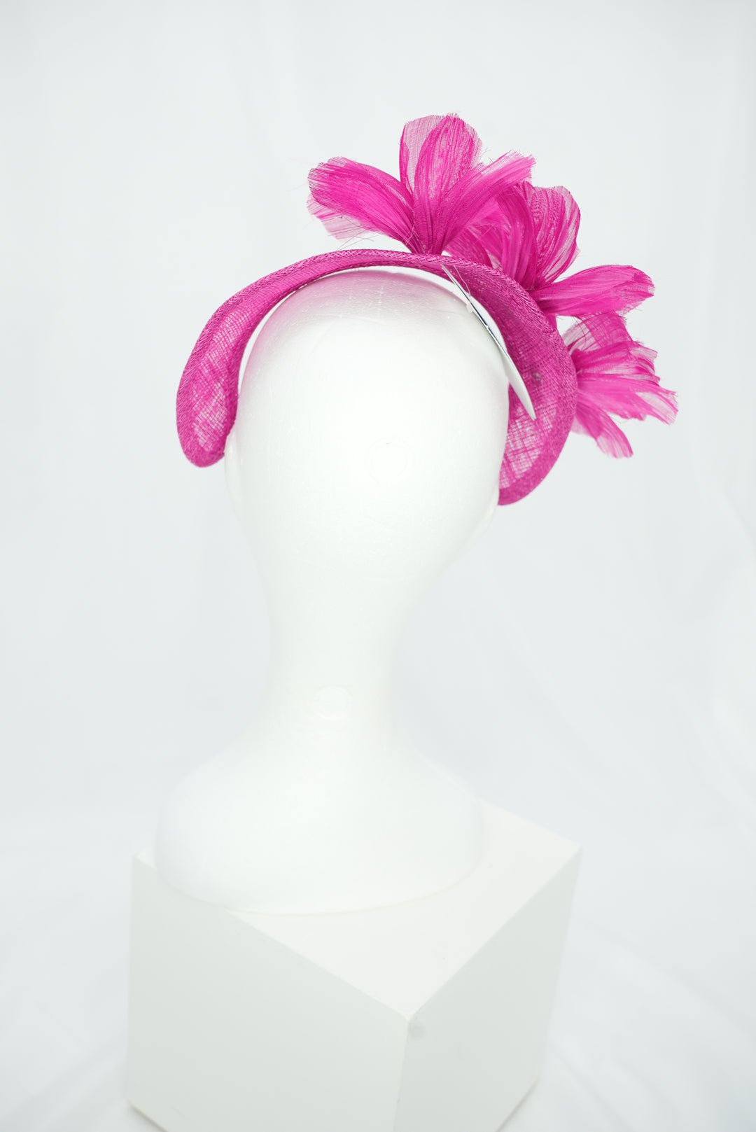 Fascinator "Krone" pink