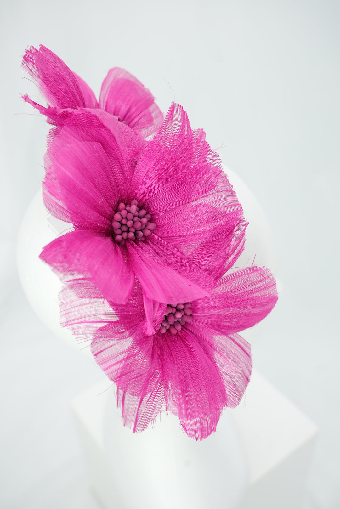 Fascinator "Krone" pink