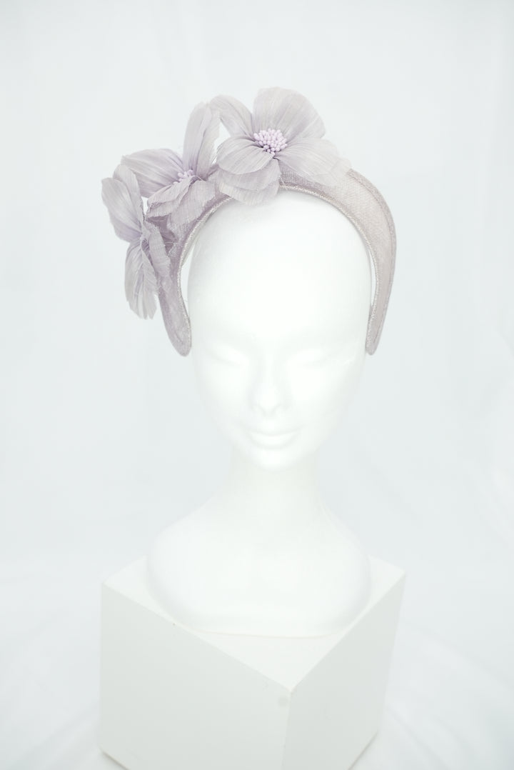 Fascinator "Krone" flieder