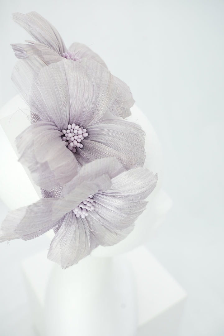 Fascinator "Krone" flieder