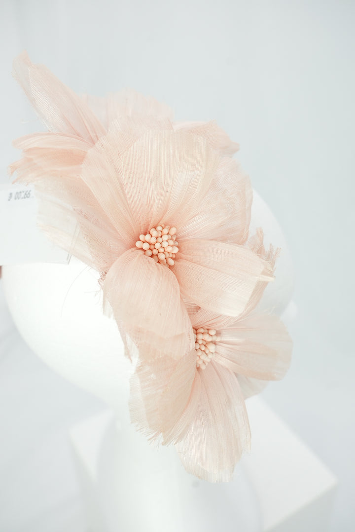 Fascinator "Krone" rose