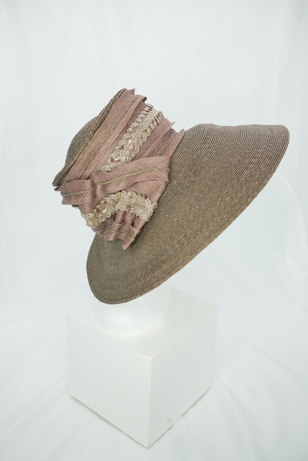 Strohhut "breite Krempe" braun