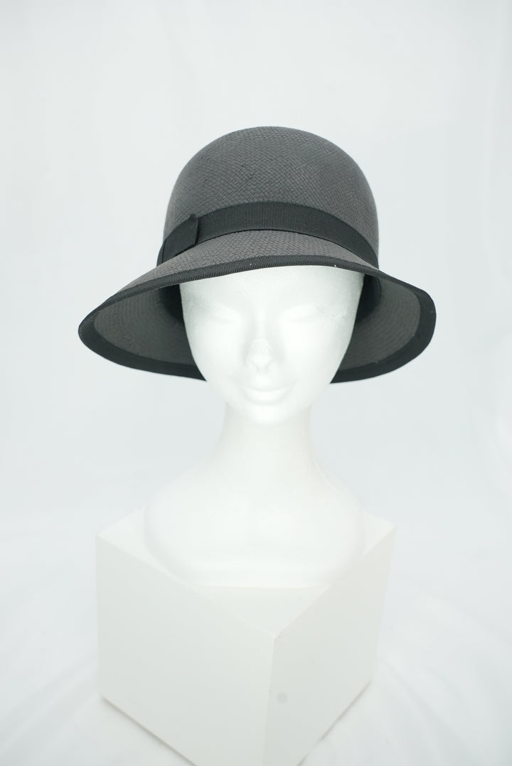 Strohhut "Glocke" Paper schwarz