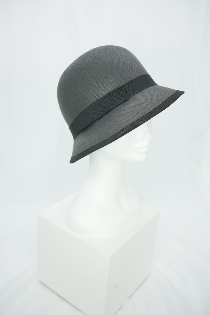 Strohhut "Glocke" Paper schwarz