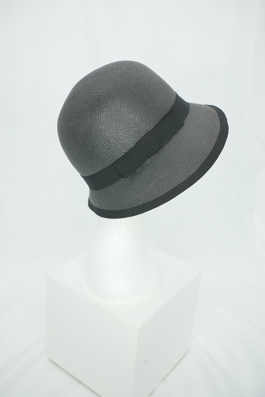 Strohhut "Glocke" Paper schwarz