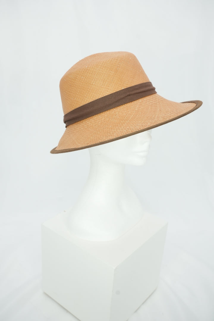 Panamahut braunes Band