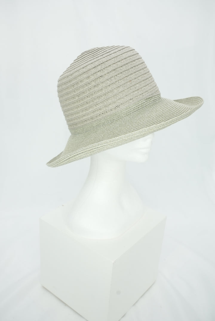 Strohhut "Paper" grau