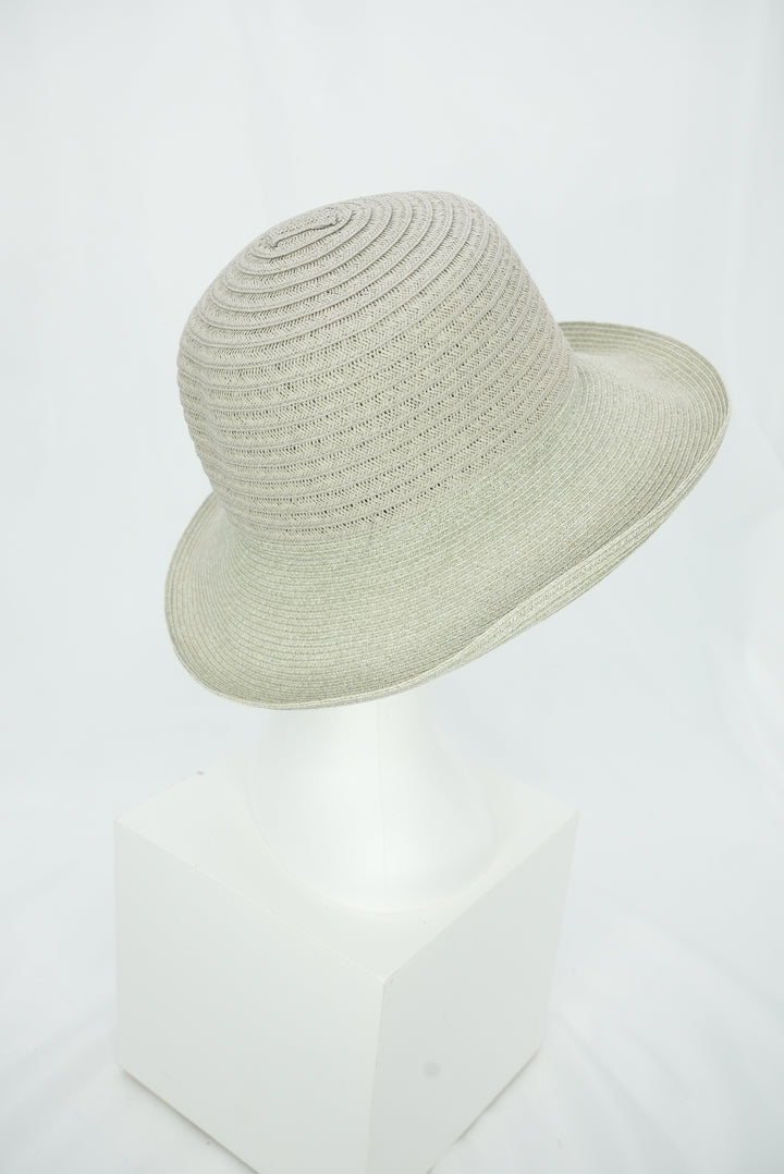 Strohhut "Paper" grau