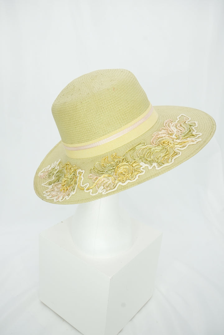 Strohhut "hellgrün"