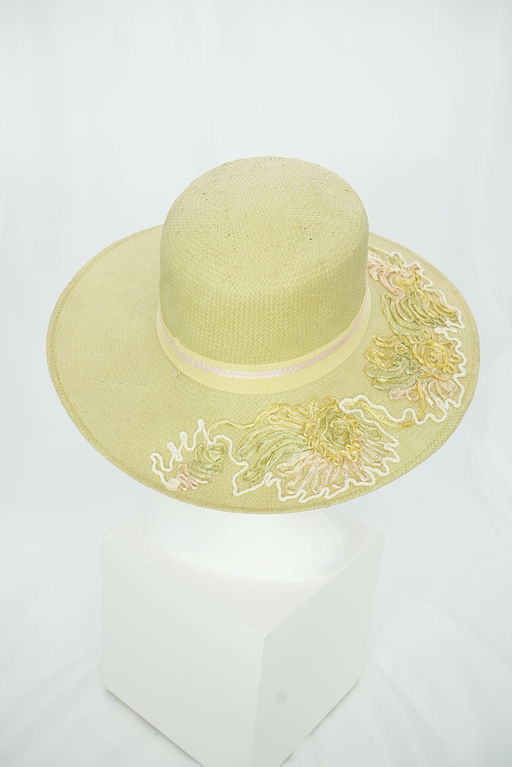 Strohhut "hellgrün"