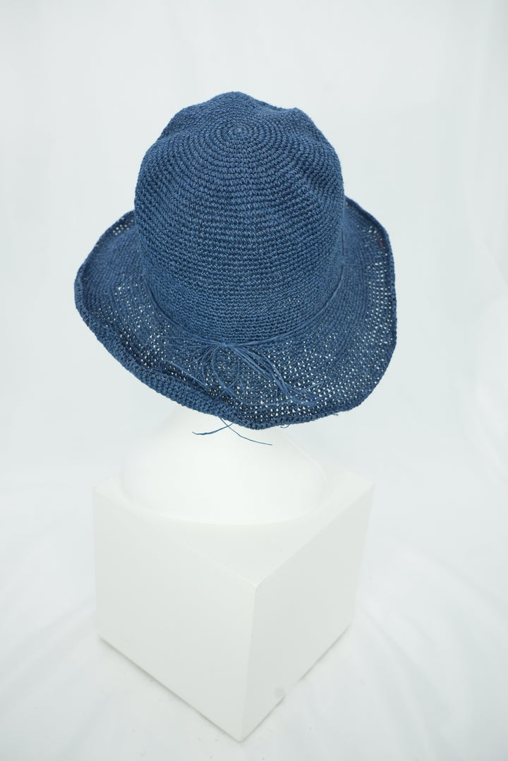 Strohhut dunkelblau