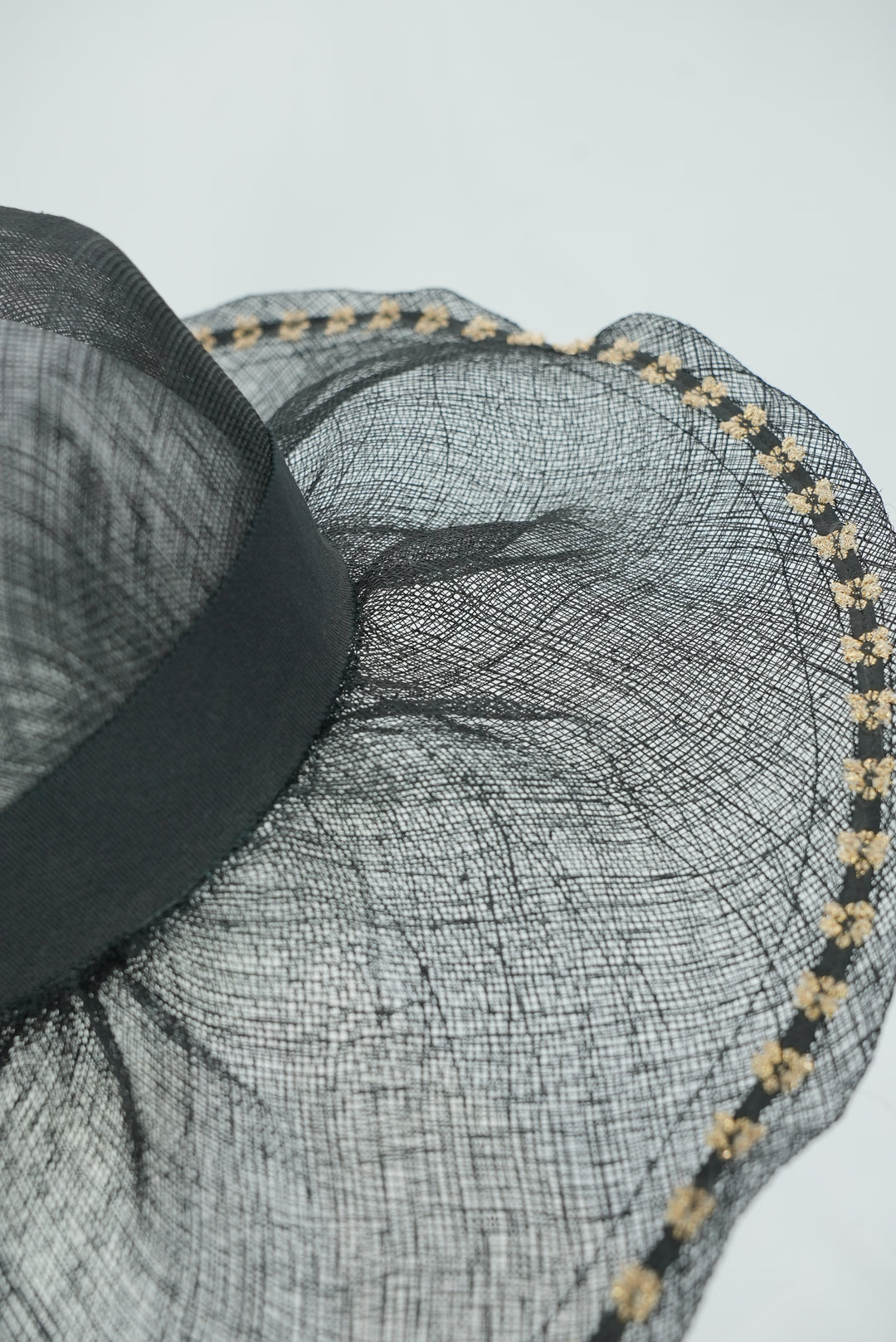 Modelhut "Sinemay schwarz"