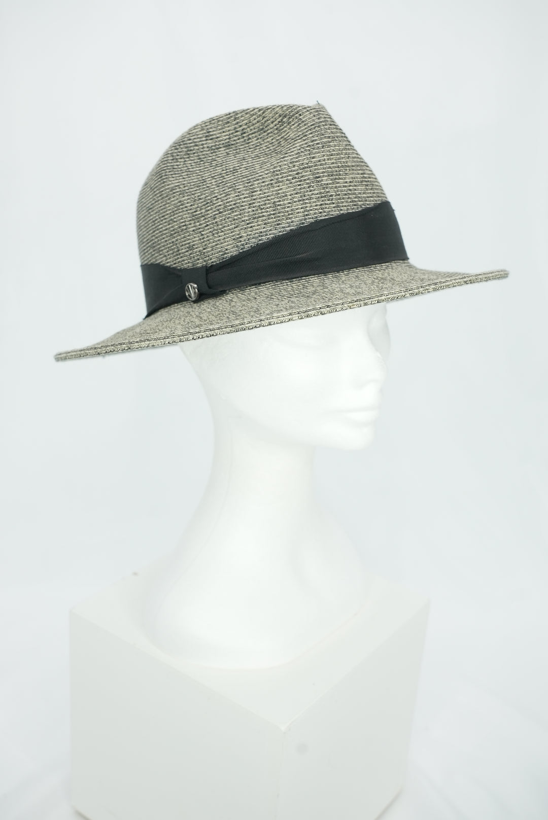 Strohhut "grau Paper" Herrenform