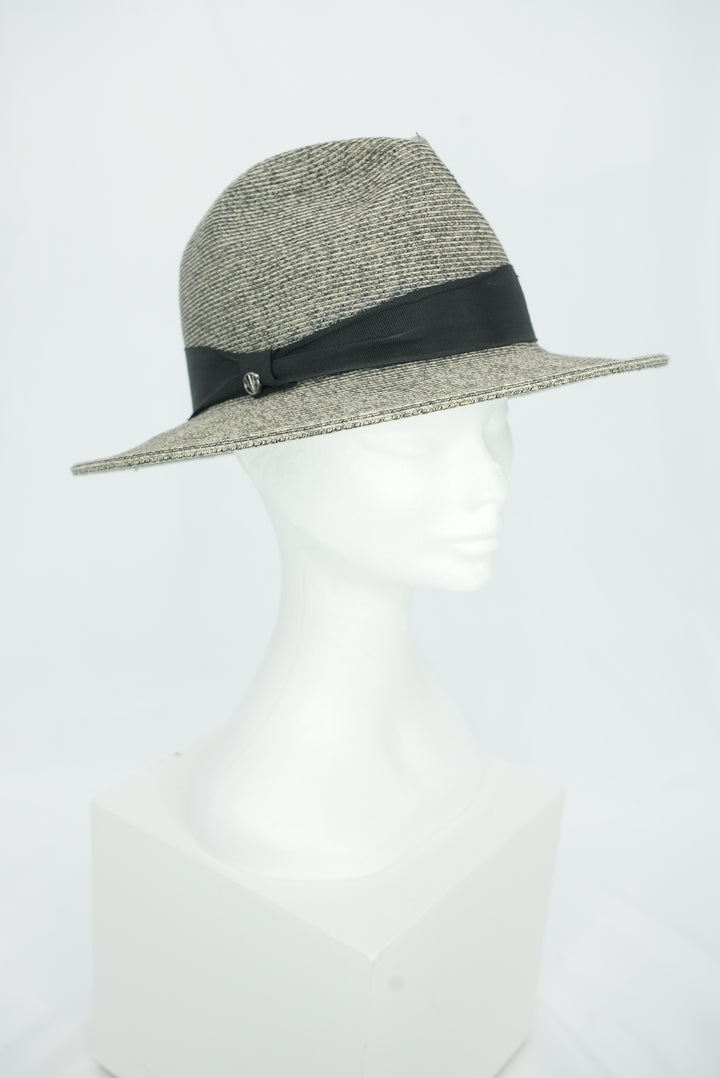 Strohhut "grau Paper" Herrenform