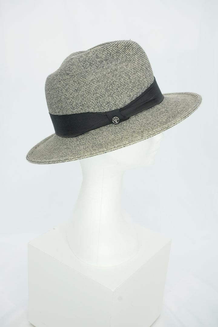 Strohhut "grau Paper" Herrenform