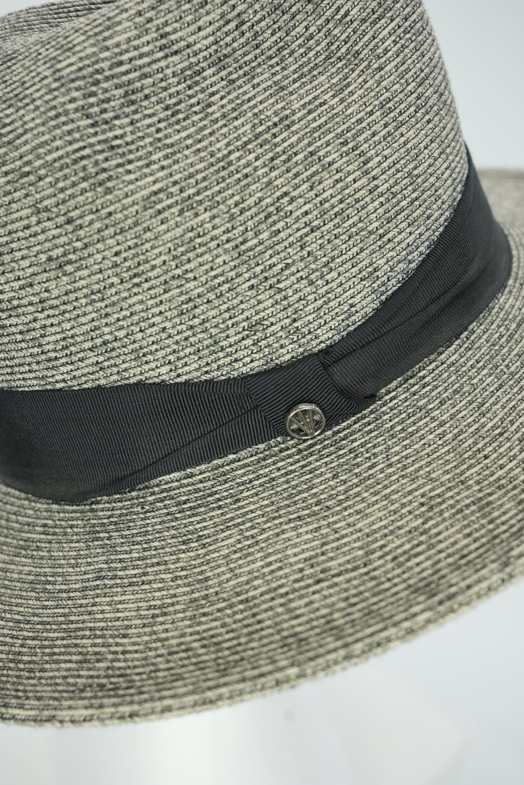 Strohhut "grau Paper" Herrenform