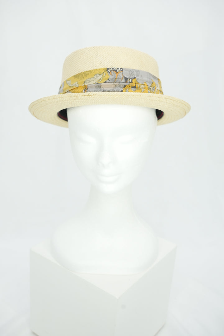 Strohhut "Blumenband"