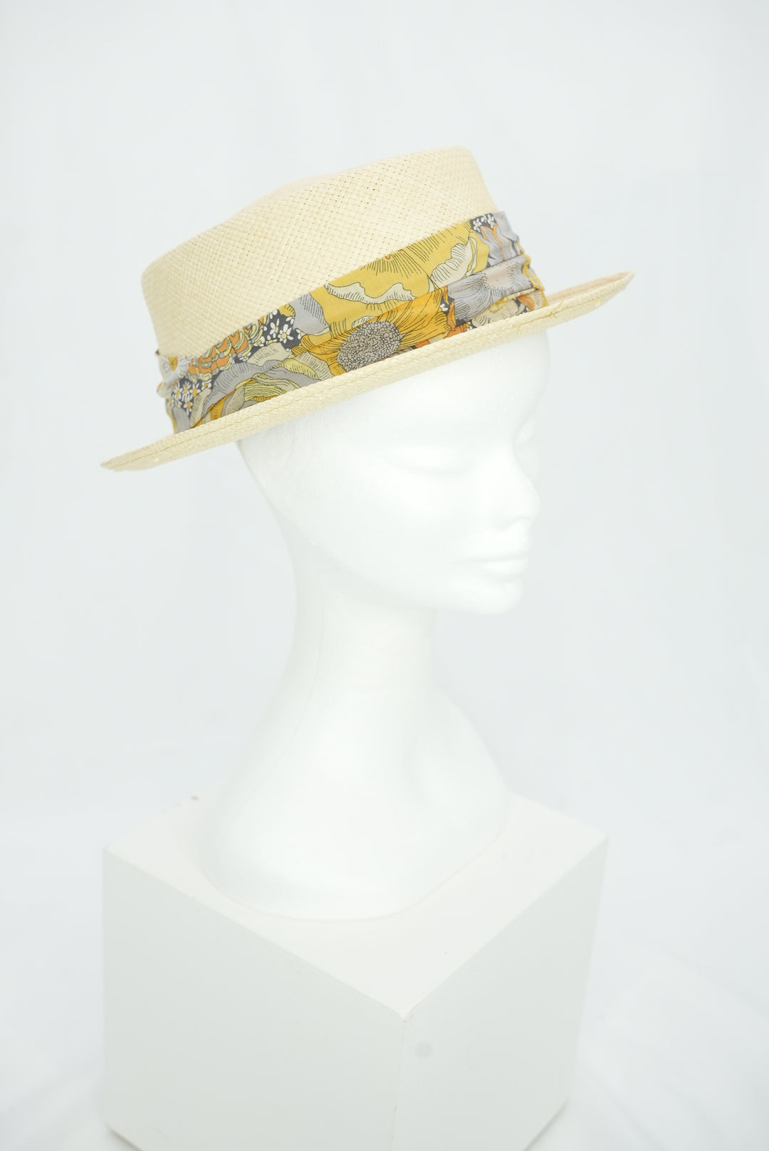 Strohhut "Blumenband"