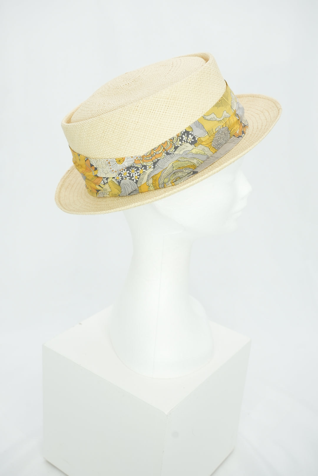 Strohhut "Blumenband"