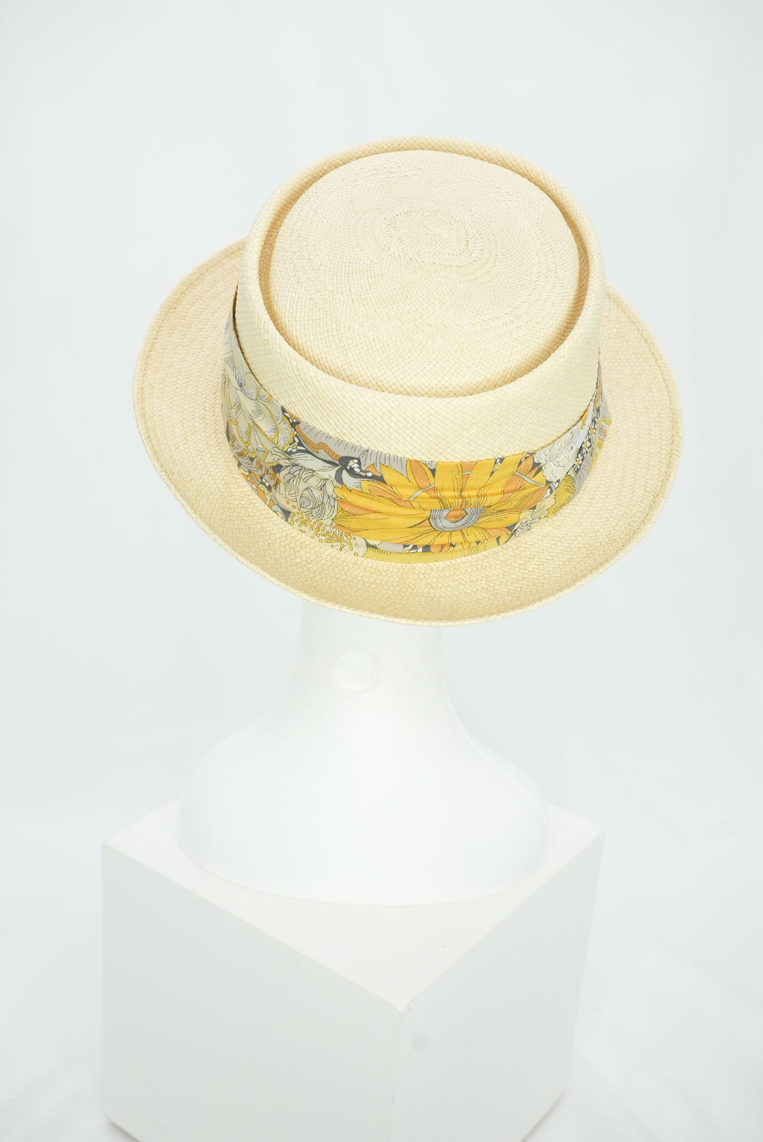 Strohhut "Blumenband"