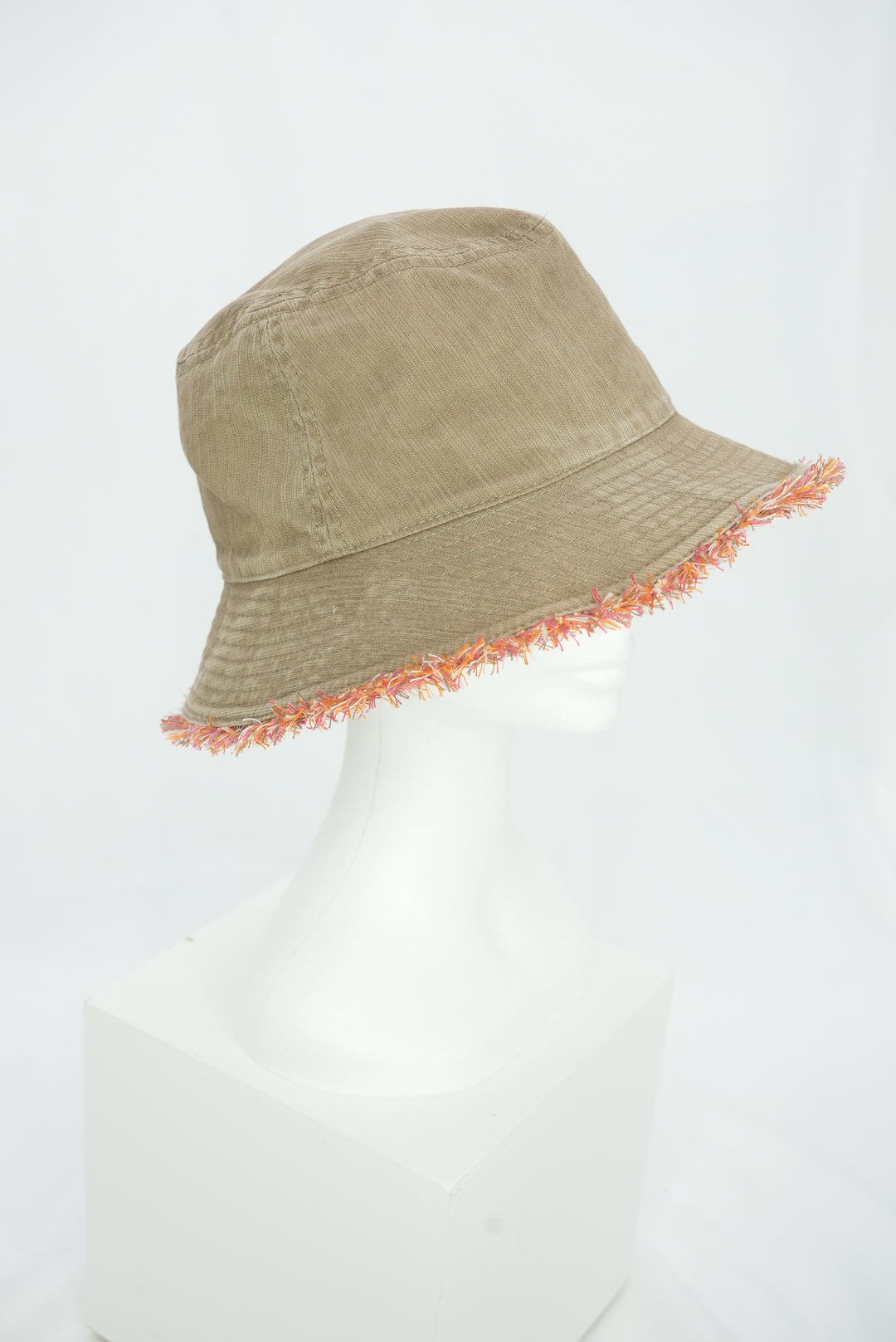 Fischerhut "Fransen" khaki