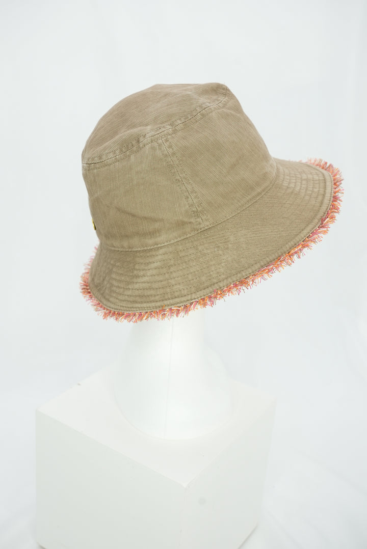 Fischerhut "Fransen" khaki