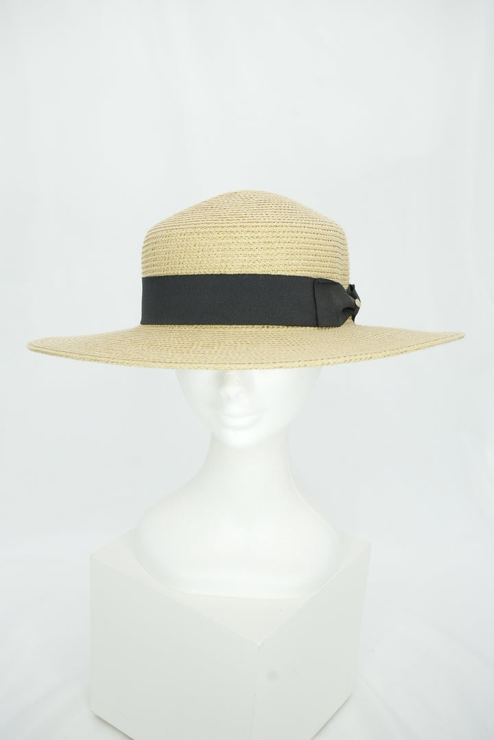 Strohhut "breitkrempig"