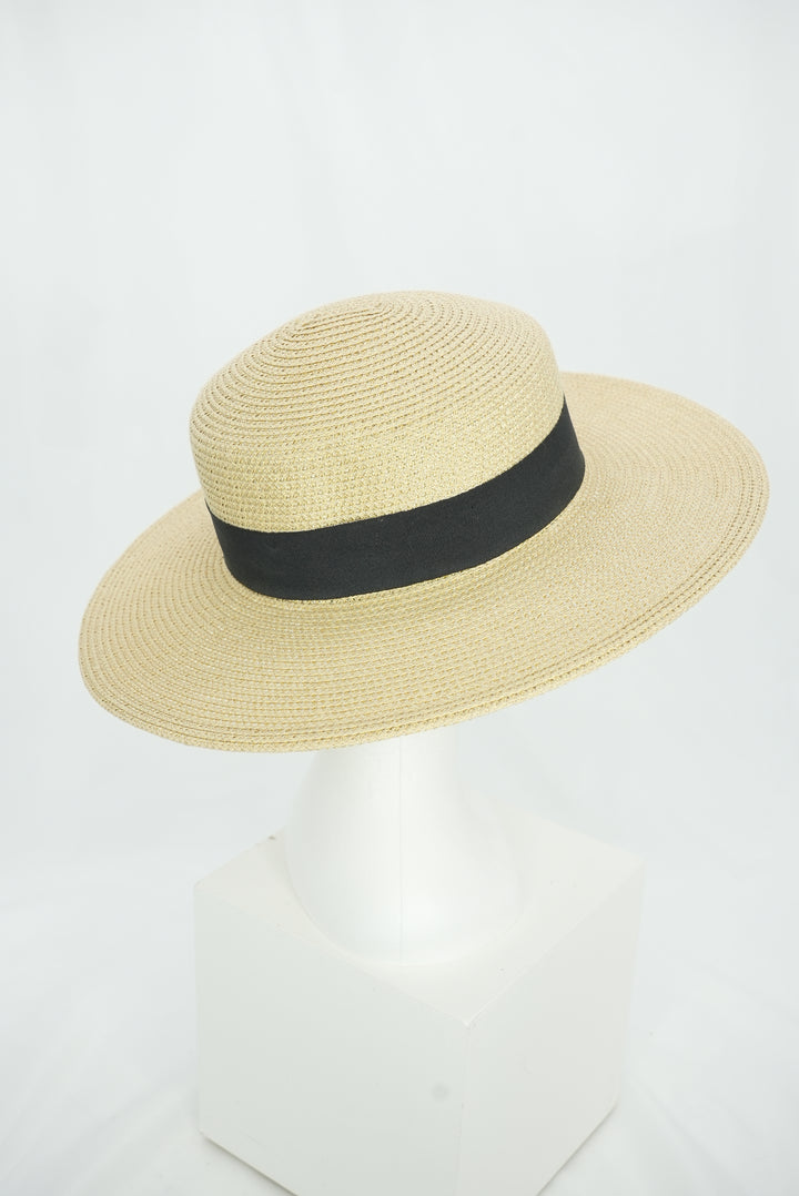 Strohhut "breitkrempig"