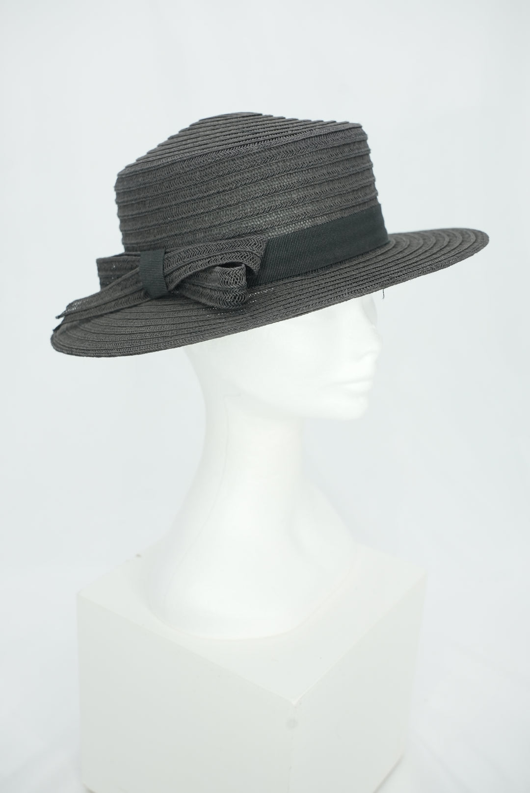 Strohhut "Paper" schwarz