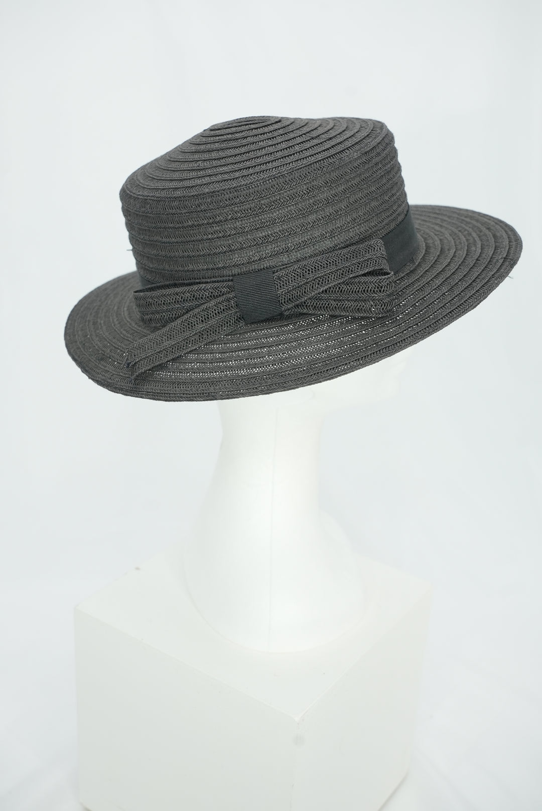 Strohhut "Paper" schwarz