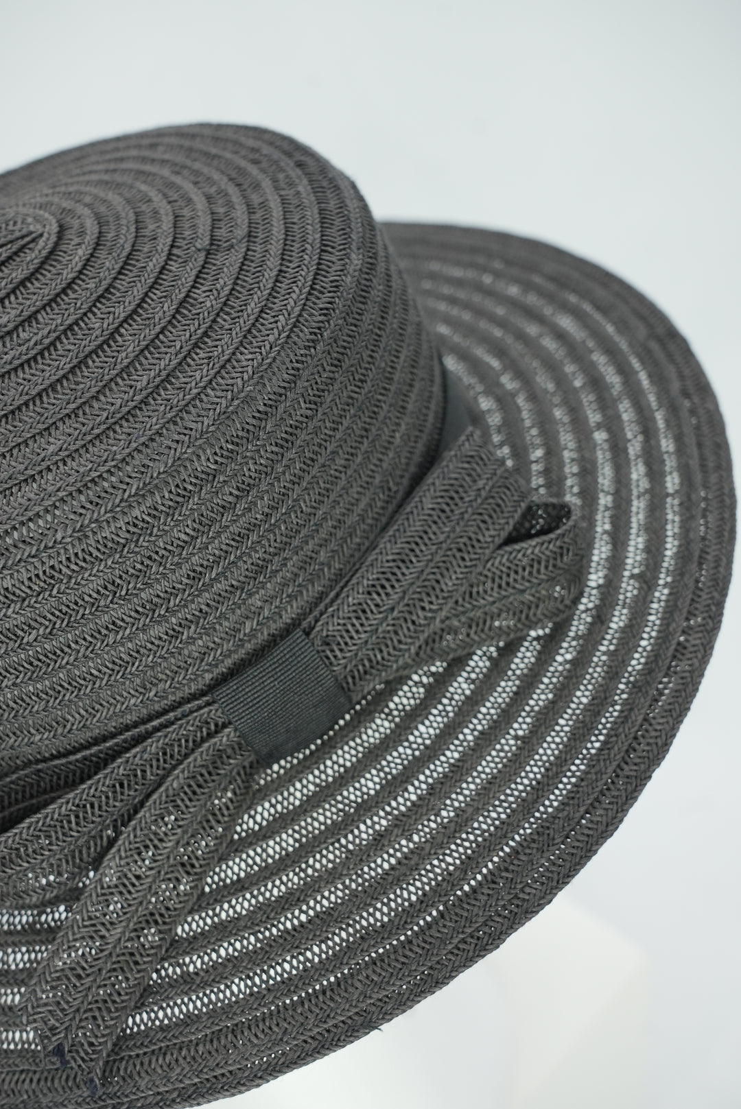 Strohhut "Paper" schwarz