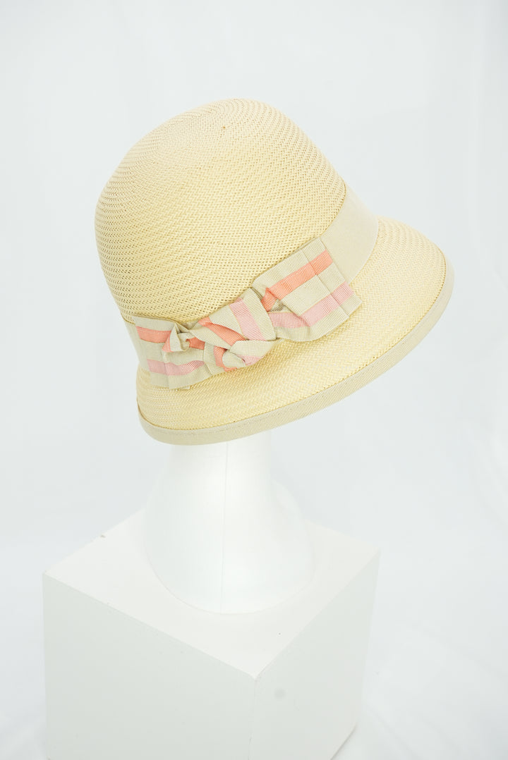 Strohhut "Glocke" Schleife