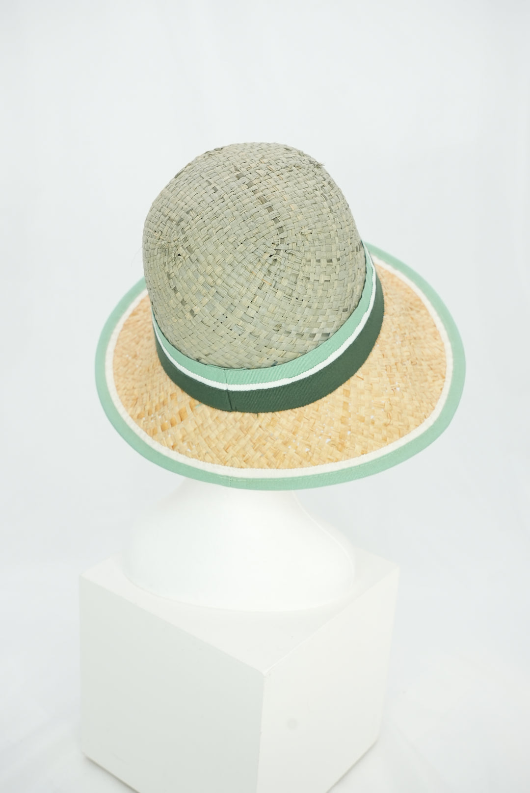 Strohhut "Glocke" zweifarbig