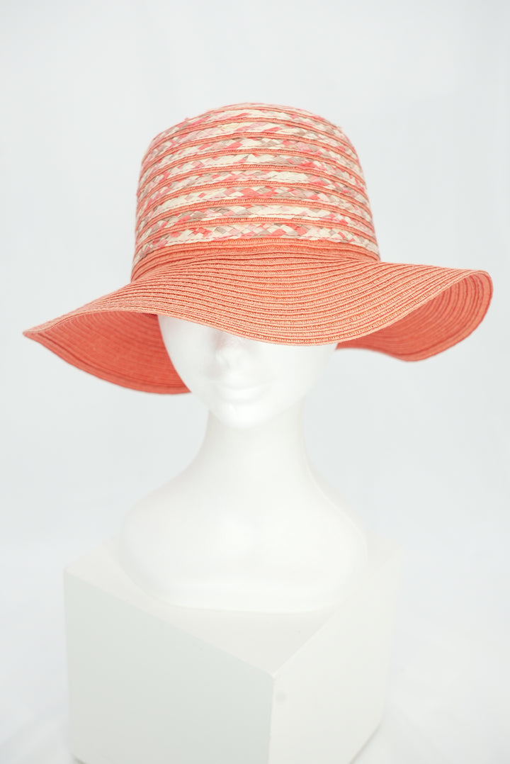 Strohhut "Paper" orange