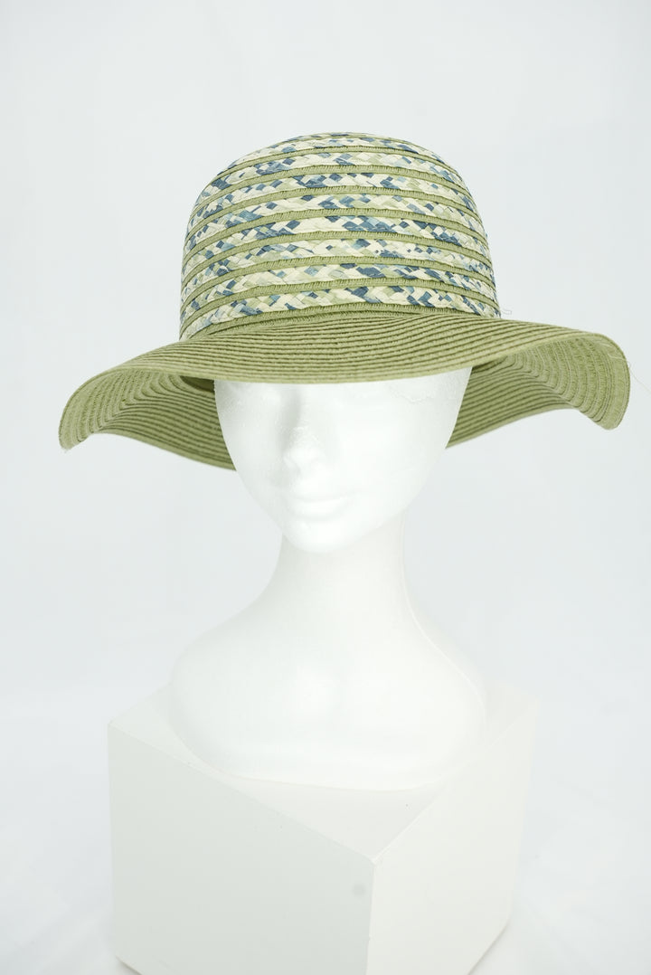 Strohhut "Paper" grün