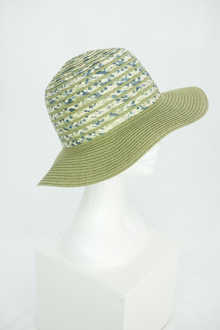 Strohhut "Paper" grün