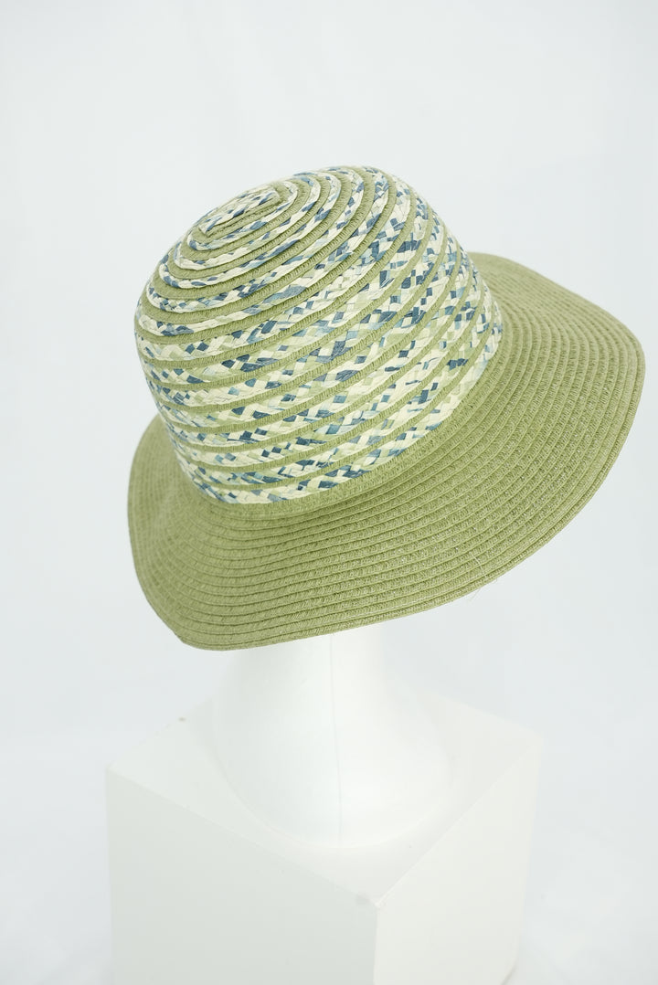 Strohhut "Paper" grün