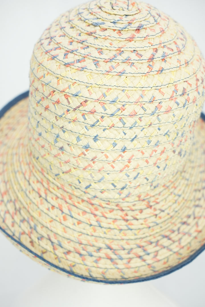 Strohhut "blauer Rand"