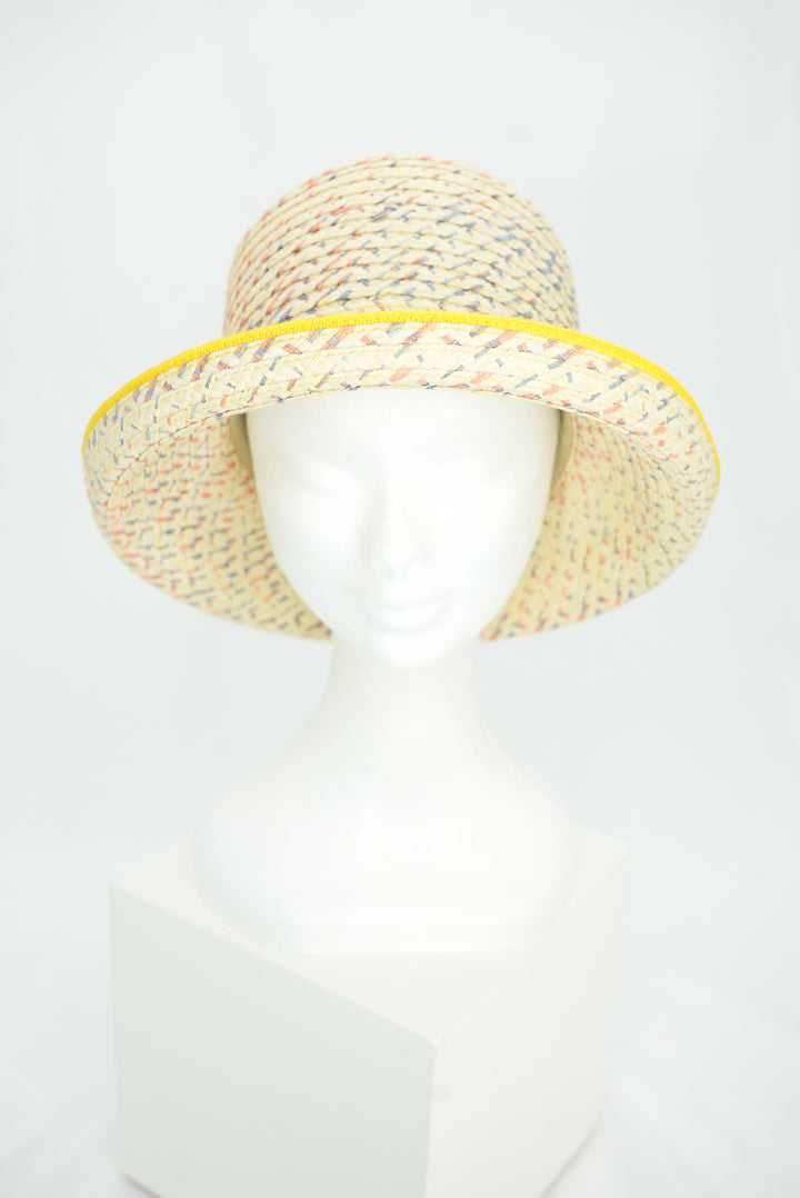 Strohhut "gelber Rand"