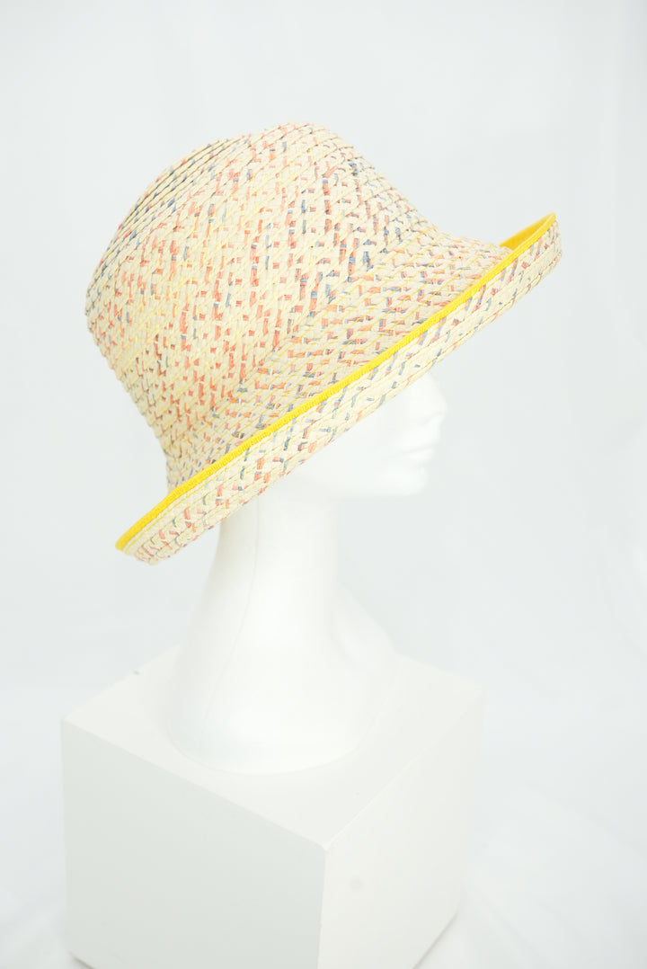 Strohhut "gelber Rand"