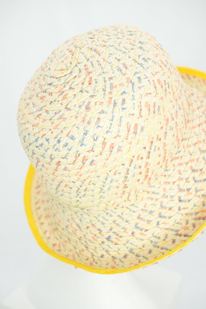 Strohhut "gelber Rand"