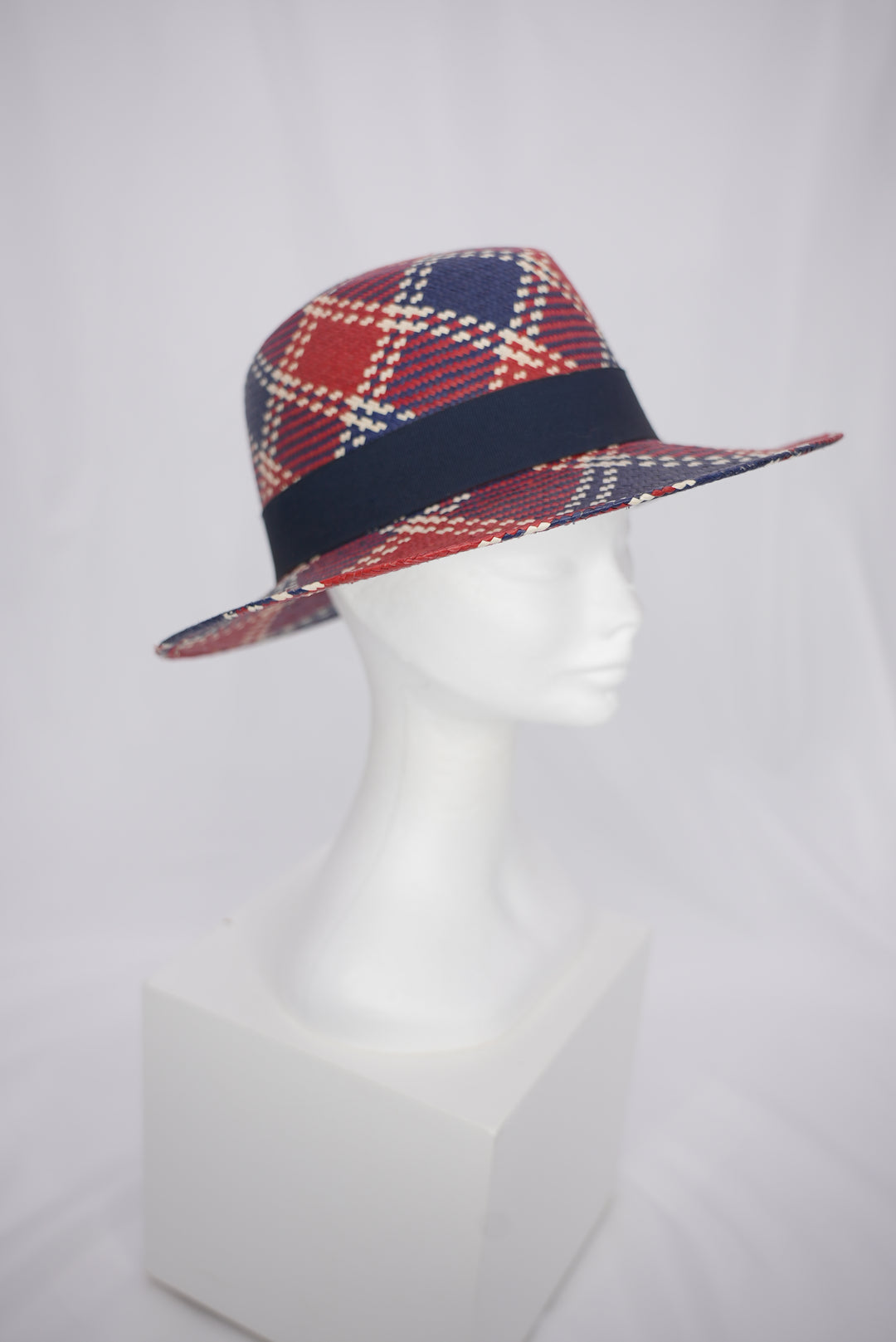 Panamahut "rot/blau"