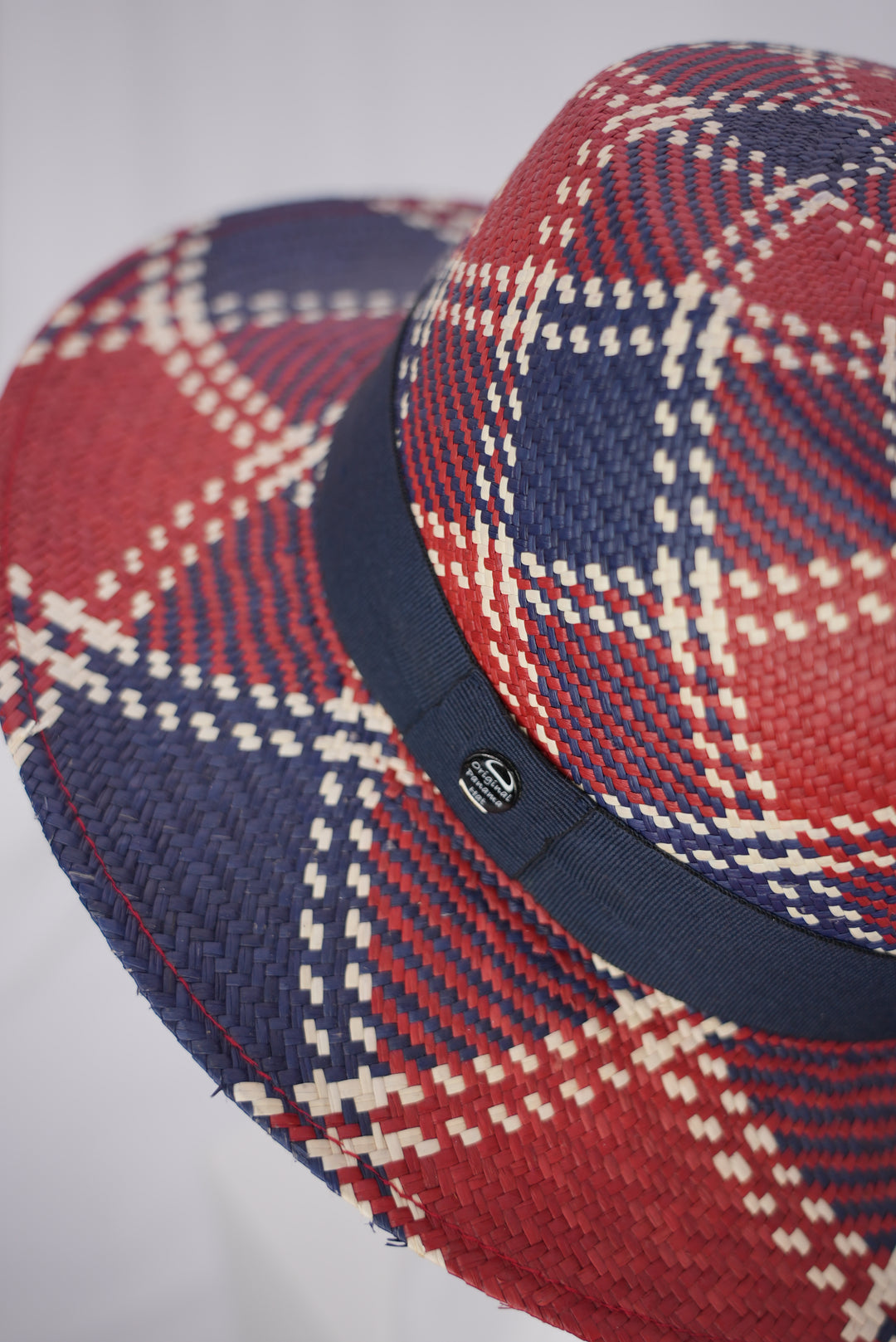 Panamahut "rot/blau"